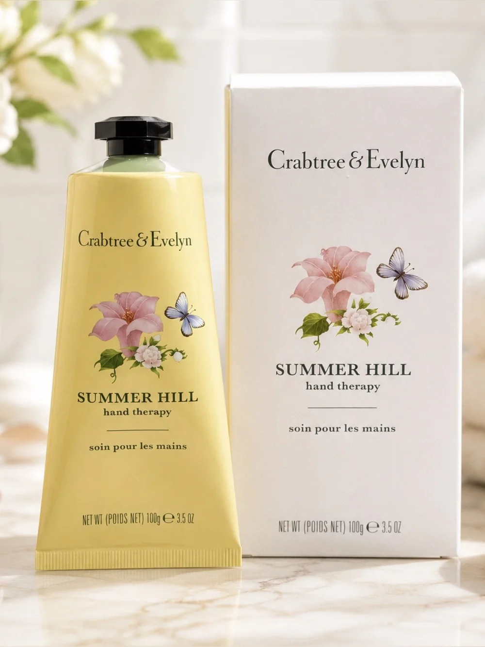 Crabtree & Evelyn Summer Hill Hand Therapy 3.5 oz 100g NEW in Box